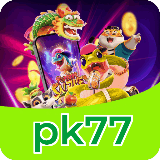 Fluxo de download do app pk77 — referência visual
