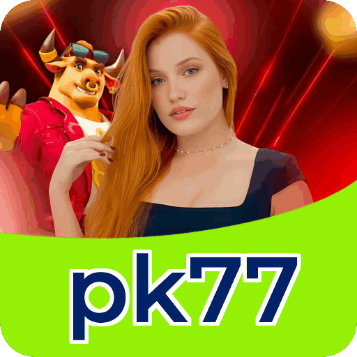 Números do app pk77 em material de marketing — ilustração, não auditoria